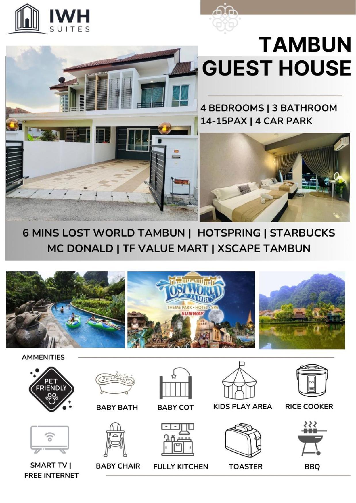 Sunway Onsen And Tambun , 3-14pax 2parking By Iwh